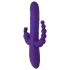 SMILE Triple - genopladelig, tredobbelt arm, roterende-vibrerende vibrator (lilla)