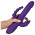 SMILE Triple - genopladelig, tredobbelt arm, roterende-vibrerende vibrator (lilla)