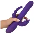 SMILE Triple - vibrator med tre arme og rotation/stød - genopladelig - lilla