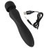 XOUXOU - Genopladelig elektro-massagevibrator (sort)