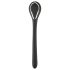 Penis Plug Dilator - USB-opladelig urethra vibrator (1,1 cm) - sort