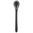 Penis Plug - vibrerende dilator - genopladelig - 1cm sort