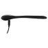 Penis Plug Dilator - USB-opladelig urethra vibrator (1,1 cm) - sort