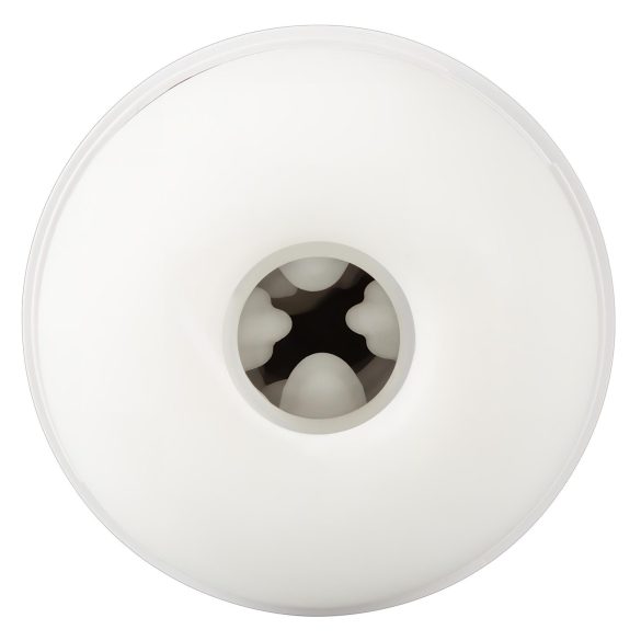 Stroker - masturbator med sugefunktion og vibration - genopladelig - hvid