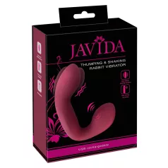   Javida Thumping - pulserende G-punkt og klitoris vibrator (rød)