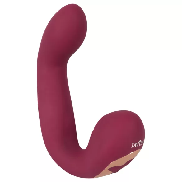 Javida Thumping - pulserende G-punkt og klitoris vibrator (rød)