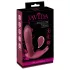 Javida RC - klitorisvibrator med fjernbetjening - 3 funktioner - rød