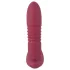 Javida RC - klitorisvibrator med fjernbetjening - 3 funktioner - rød