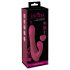Javida - Roterende vibrator med klitorisstang (rød)