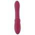 Javida - Roterende vibrator med klitorisstang (rød)