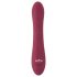 Javida - Roterende vibrator med klitorisstang (rød)
