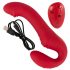 You2Toys Strapless - trådløs strap-on vibrator (rød)