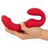 You2Toys Strapless - trådløs strap-on vibrator (rød)
