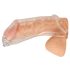 You2Toys Piss Play Sleeve - penisovertræk med slange (gennemsigtig)