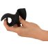 Couples Choice - genopladelig varme-vibrator massager (sort)