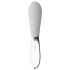 Liaison Curve - genopladelig LED vibrator (gennemsigtig-hvid)