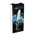 Liaison Straight - opladelig LED vibrator (gennemsigtig-hvid)