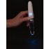 Liaison Straight - genopladelig LED-vibrator (gennemsigtig-hvid)