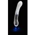 You2Toys Liaison - LED vibrator i silikone & glas (klar/hvid)