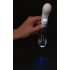 You2Toys Liaison - LED vibrator i silikone & glas (klar/hvid)