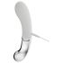 You2Toys Liaison - LED vibrator i silikone & glas (klar/hvid)