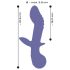 AWAQ.U 2 - Genopladelig G-punkt vibrator med 2 motorer (lilla)