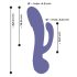 AWAQ.U 4 - genopladelig analvibrator (lilla)