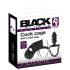 Black Velvet - silikone penisbur med anal plug (sort)