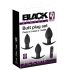 Black Velvet - genopladeligt analvibratorsæt - 3 dele (sort)