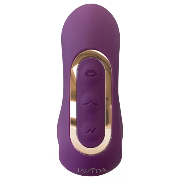 Javida - 4-i-1 klitorisstimulator vibrator (lilla)