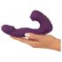 Javida - 4-i-1 klitorisstimulator vibrator (lilla)