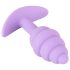 Cuties Mini Buttplug - Silikone Analplug - Lilla (2,8cm)