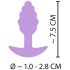 Cuties Mini Buttplug - Silikone Analplug - Lilla (2,8cm)