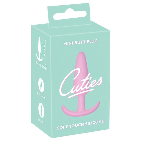 Cuties Mini Buttplug - silikone - rosa (2,1 cm)