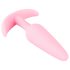 Cuties Mini Buttplug - silikone - rosa (2,1 cm)