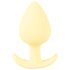 Cuties Mini Butt Plug - Silikone Anal Plug - Gul (3,1 cm)
