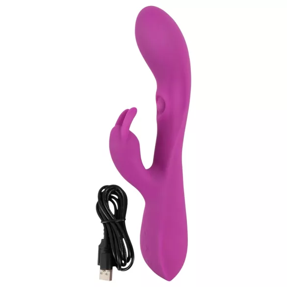 Javida - rabbit vibrator med klitorisarm - 3 motorer - lilla
