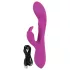 Javida - rabbit vibrator med klitorisarm - 3 motorer - lilla