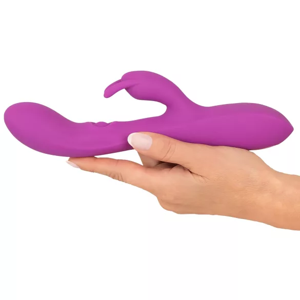Javida - rabbit vibrator med klitorisarm - 3 motorer - lilla