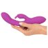 Javida Thumping Rabbit - 3-motoret klitorisstimulator (lilla)