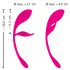 SMILE - genopladeligt, trådløst vibrerende æg (pink)