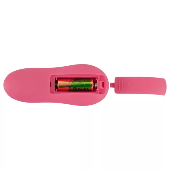 SMILE - bærbart, batteridrevet, trådløst vibrerende æg (pink)