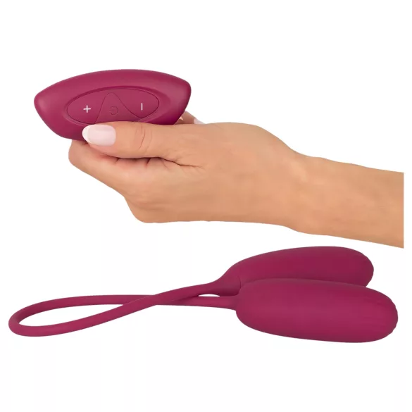 Smile - Love Egg Duo - Vibratoræg til anus og vagina - fjernbetjening