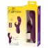 SMILE - vibrator med klitorisarm - 3 motorer - genopladelig - lilla