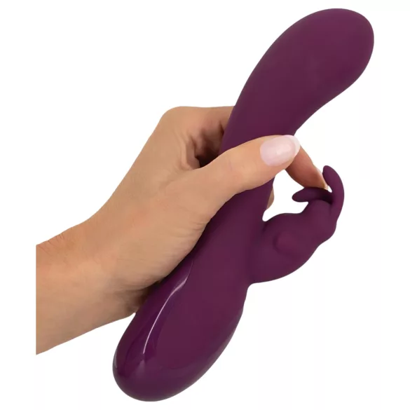 SMILE - vibrator med klitorisarm - 3 motorer - genopladelig - lilla
