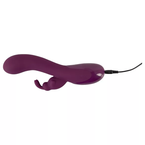 SMILE - vibrator med klitorisarm - 3 motorer - genopladelig - lilla