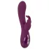 SMILE - vibrator med klitorisarm - 3 motorer - genopladelig - lilla