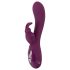 SMILE - Genopladelig 3-motors klitorisvibrator med arm (lilla)