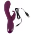 SMILE - vibrator med klitorisarm - 3 motorer - genopladelig - lilla