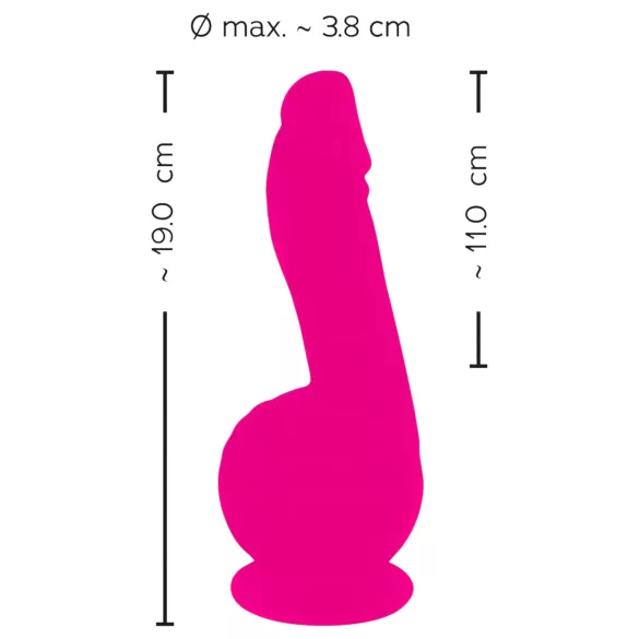 SMILE Powerful - vibrator med 2 motorer - genopladelig - sugekop - pink